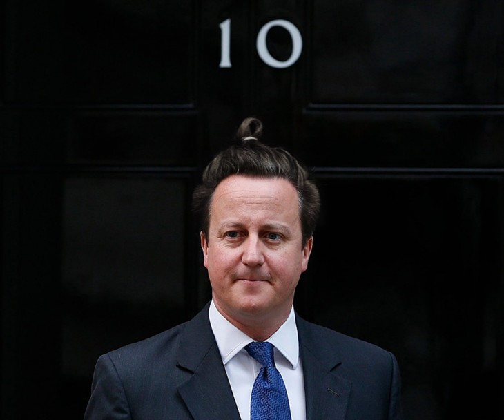 David Cameron peinado hipster