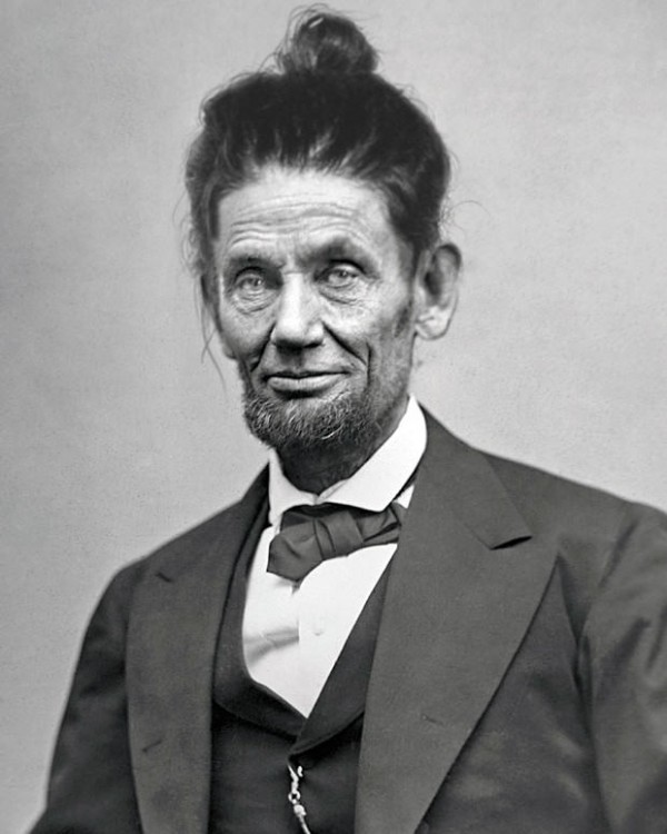 Abraham Lincoln peinado hipster