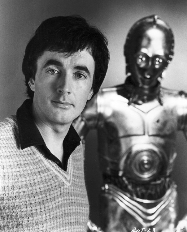 Anthony Daniels (C-3Po), 1977 and 2015.
