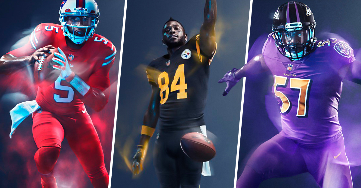 Presenta la NFL los nuevos uniformes en Color Rush
