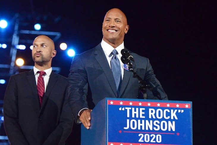 La Roca no descarta lanzarse como candidato en 2020