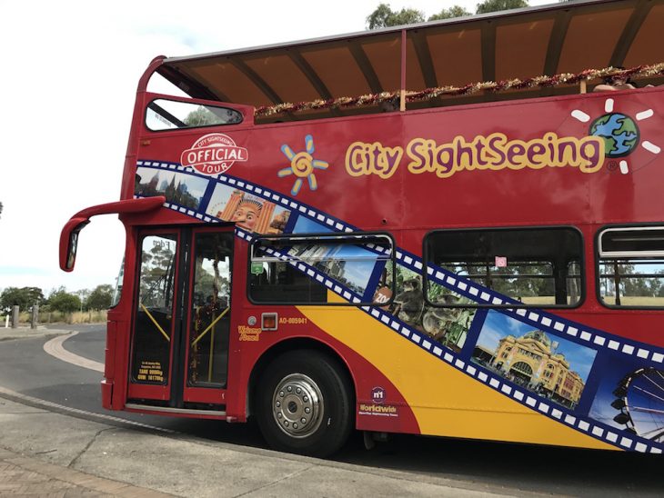 Bus turístico en Melbourne