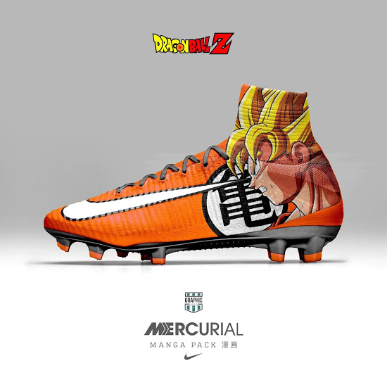 Campanilla híbrido Abultar Llegaron los Nike Mercurial inspirados en 'Dragon Ball Z'