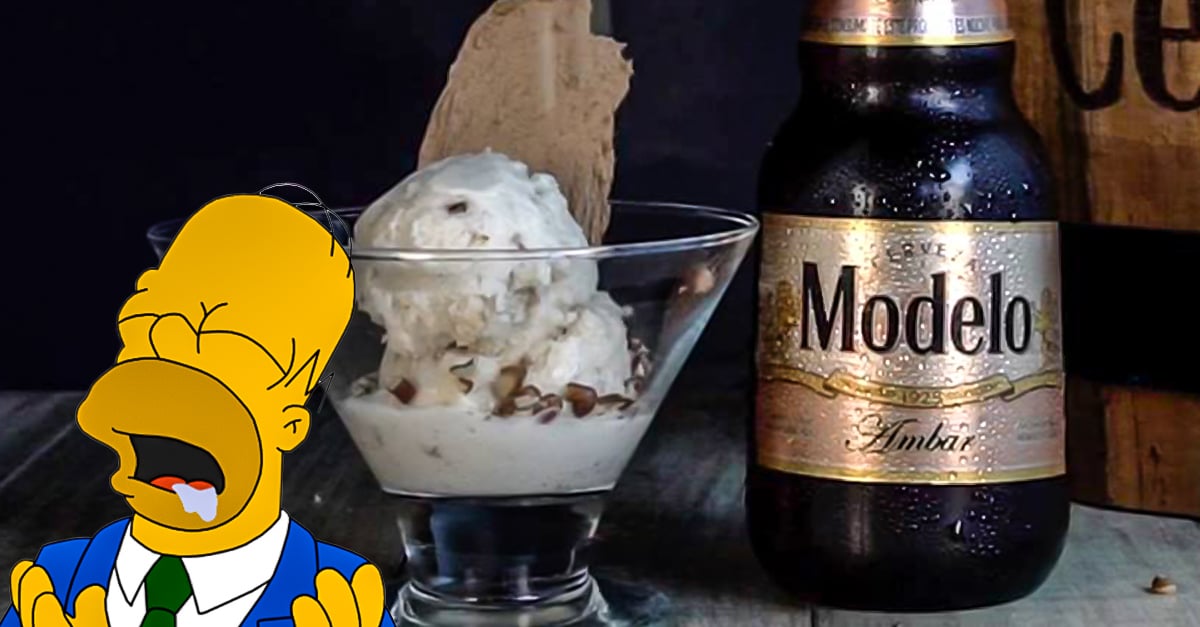 Lo increíble ha llegado: helados a base de cerveza Modelo