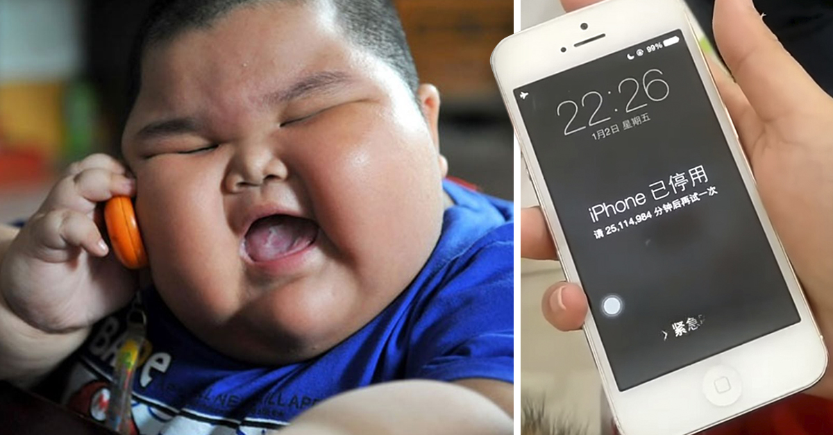 Su Hijo De 2 Aos Le Bloque El IPhone Durante 48 Aos