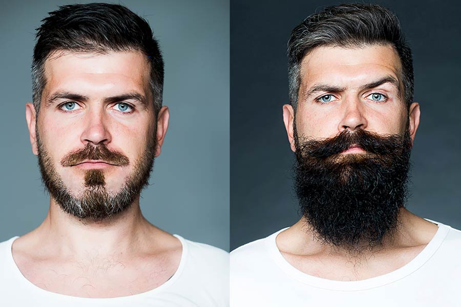 estilos geniales de barba para caras redondas