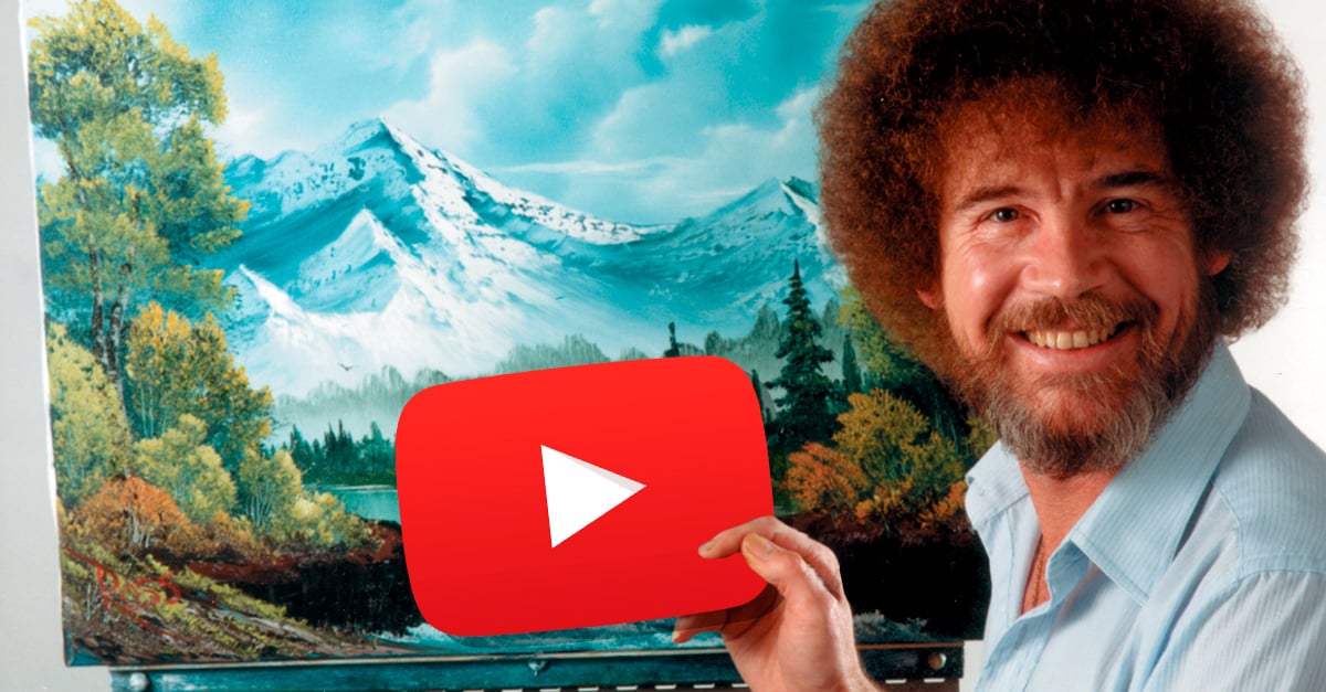 Ya Puedes Ver Todos Los Videos De Bob Ross En YouTube   COVER Bob Ross 