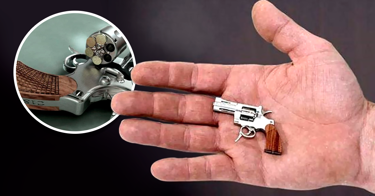 La pistola más pequeña del mundo mide 5,5 centímetros, pesa 20 gramos y sí,  puede matarte: así es la Swiss Mini Gun