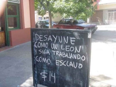 Carteles Graciosos Vistos En Bares Y Restaurantes