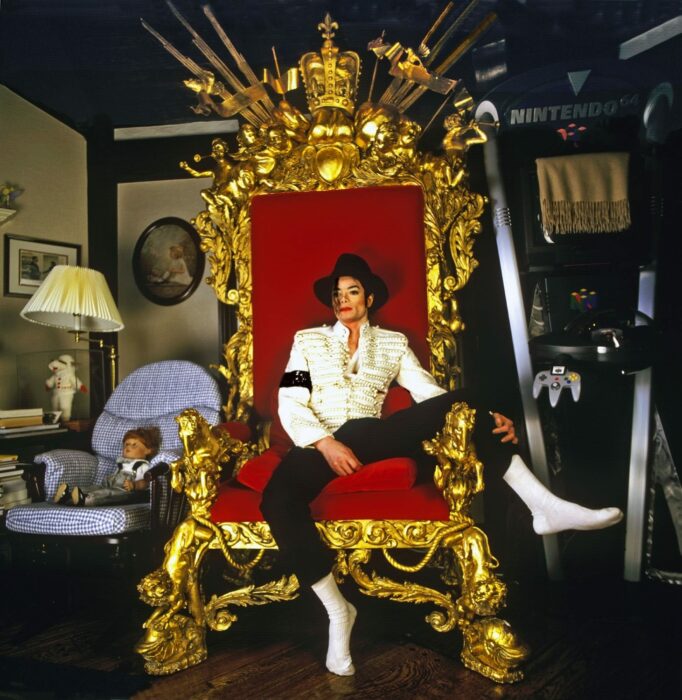 Michael Jackson como Rey del Pop