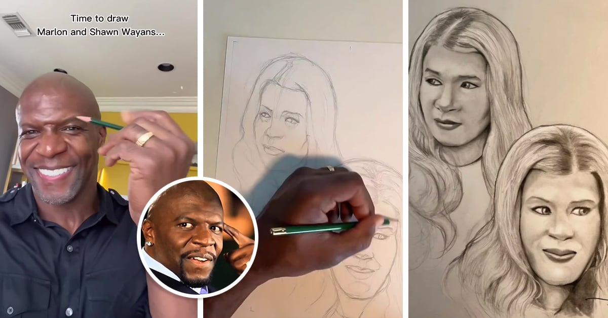 Terry Crews dibuja a las rubias de Y dónde están las rubias