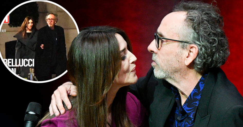 Tim Burton y Monica Bellucci tienen relación secreta por 4 meses